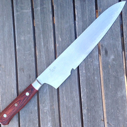 Third knife blade before repair